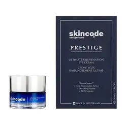 PRESTIGE Ultimate Rejuvenation Eye Cream Chrono Power + Total Rejuvenation Active + Depuffing Peptide + ACR Complex 15ml _ skincode