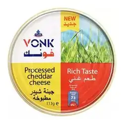 Vonk Cheese Cheddar Processed113g