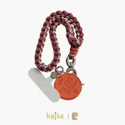 kajsa Premium Series | HYGGE LINK Hand-Braided Phone Strap