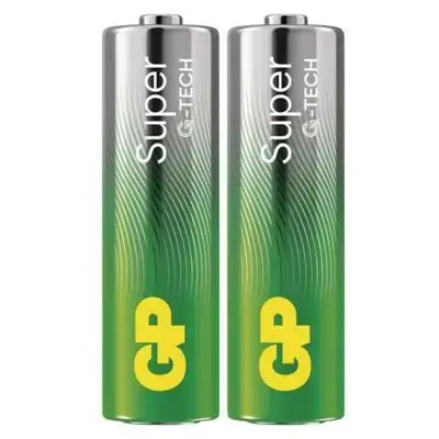 GP Super Alkaline AA LR6 2 Piece Battery