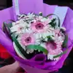 Natural Rose Bouquet Gerbera Vegetable Accessories Wrapping