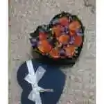 Heart Shaped Box Rose Rose With Accessories
