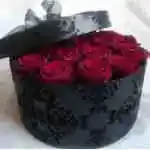 Red Rose Round Box