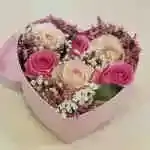 Heart-shaped Box, Rose Colors, Accessories