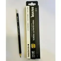 SILVER 2B 12 PCS Pencil