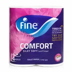 Fine Comfort Silky soft 4 rolls 2ply