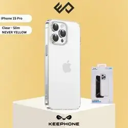 KEEPHONE Ultra Slim Crystal Clear Case - iPhone 15 Pro