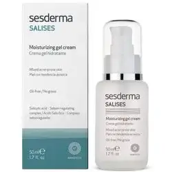 sesderma salises moisturizing gel cream mixed acne - prone skin 50ml