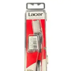Lacer Extra Soft Professional Toothbrush (Black & Red)