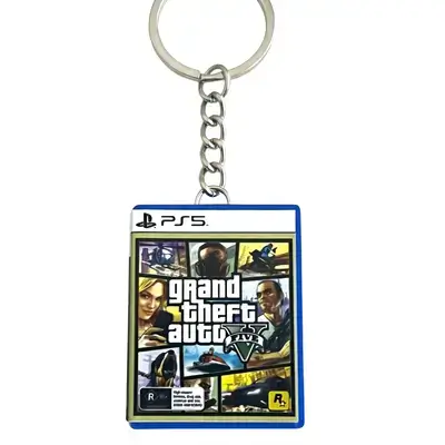 GTA V Mini CD Keychain – PS5 Edition