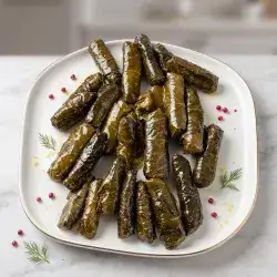Stuffed Grape Leaves with Cheese