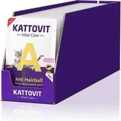 Kattovit Anti Hairball Salmon 24*85g