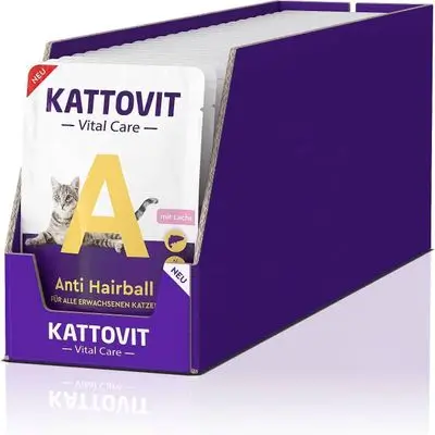 Kattovit Anti Hairball Salmon 24*85g