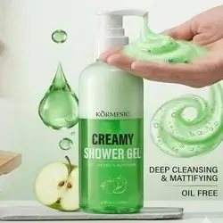 Kormesic Creamy Shower Gel Oil Control & Refreshing - Apple (290ml)