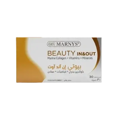 Beauty In & Out Marine Collagen+ Vitamins + Minerals 30 Cap _ MARNYS