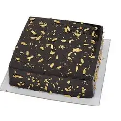 Dark Chocolate Square Cake
