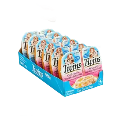 ئینابا توینز - مریشک لەگەڵ سەوزە و ڕێسیپی سەلمۆن (6pcs x 35g)