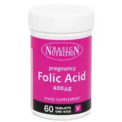 Basic Nutrition Folic Acid 400 mcg