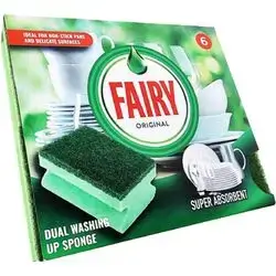 fairy dual washing up sponge