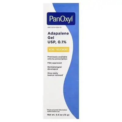 PanOxyl Adapalene Gel USP, 0.1% Acne Treatment (15g)