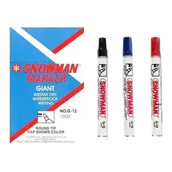 Show Men Marker - 1 set - 12 pcs- it doesn’t fade