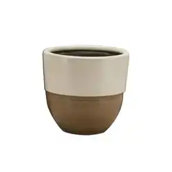 Terracotta Flower Pot Riva No:6 White