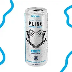PLING Energy Drink Diet Zero Sugar Zero Calorie 330ml
