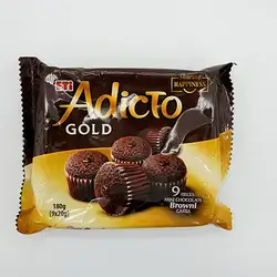 Eti Adicto Gold Mini Chocolate Brownies 180G