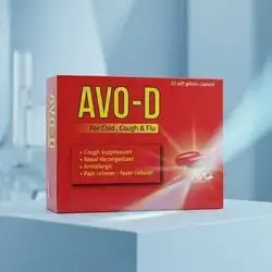 AVO-D (For Cold, Cough & Flu) 20 soft gelatin capsules