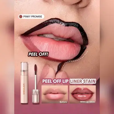 SHEGLAM Fall In Line Peel Off Lip Liner Stain-Pinky Promise