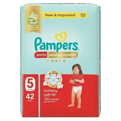 Pampers Pants Ultimate Comfort (5) 12-18 Kg 42 Pants