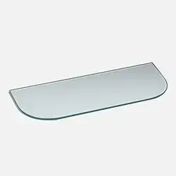 Glass Shelf 600X200/250 Transparent