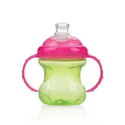 Nuby 6m+ 240 ml cup pink