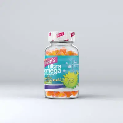 Fine's Ultra Omega Complete Gummies مكمل غذائي للأحماض الدهنية أوميغا 3، 6 و9