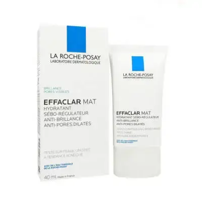 La Roche Posay Effaclar Mat Mattifying Moisturizer For Oily Skin - 40ml | لاروش بوزيه مرطب للبشرة الدهنية - 40 مل