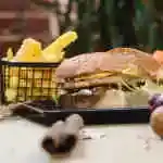 Chicken Burger With Cheese