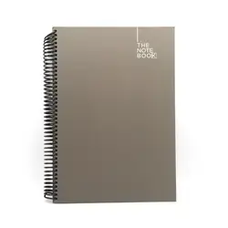 Notebook with spiral binder 