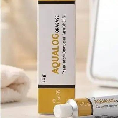 AQUALOG Orabase Triamcinolone Oromucosal Paste BP 0.1%