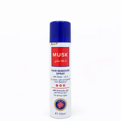 MUSK Hair Remover Spray With Rose - Vit. E