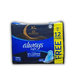 Always feminine hygiene pads *48