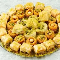 Iraqi Mix Baklava With Pistachios