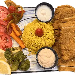 Chicken Scallop Plate