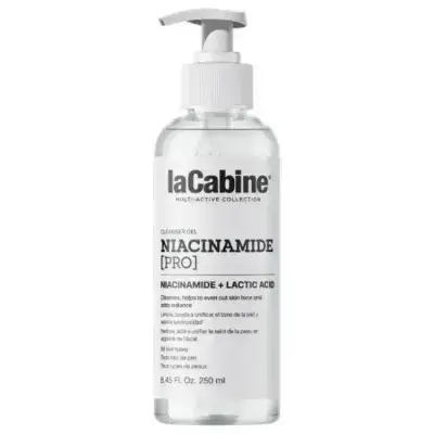 laCabine Niacinamide Pro & Lactic Acid Cleansing Gel for Skin Purifying and Brightening - 250 ml