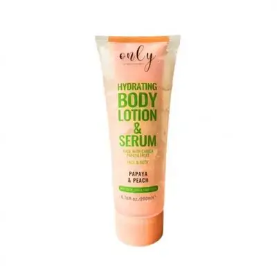 Onluy hydrating body lotion & serum papaya & peach
