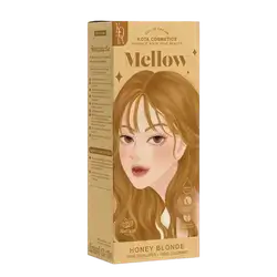 Mellow Color Cream Developer + Colorant HONEY BLONDE 100ml×2 _ KOTA COSMETICS