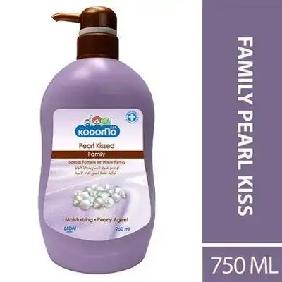 pearl kissed family special formula for whole family 750ml کودومو غسول للجسم بفعالية اللؤلؤ ترکیبیة خاصة لجميع أفراد الأسرة