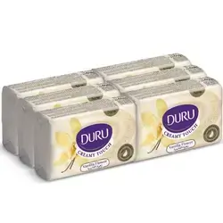 Duru Creamy Touch Vanilla Powder Soap 165g x 6