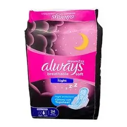 Always Pad Night 24Pcs