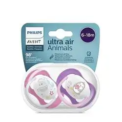 Avent PHILIPS Soother ultra air Animals 6-18 Months