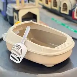 Cat Open Litter Box 